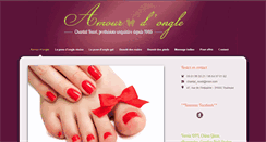 Desktop Screenshot of manucure-toulouse-amourdongle.com